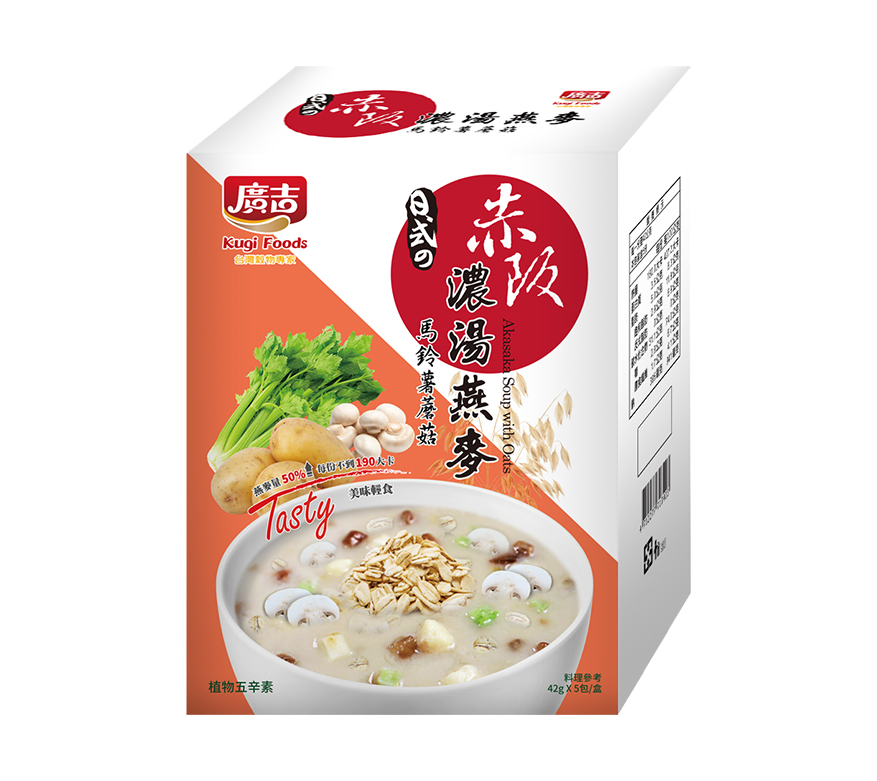 赤阪濃湯燕麥-馬鈴薯蘑菇 Akasaka Soup with Oats-Potato and Mushroom