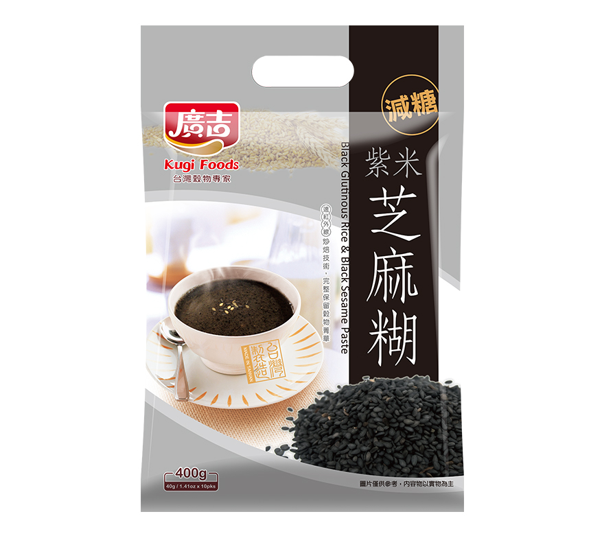 品豆-紫米芝麻糊 Black Sesame Dessert