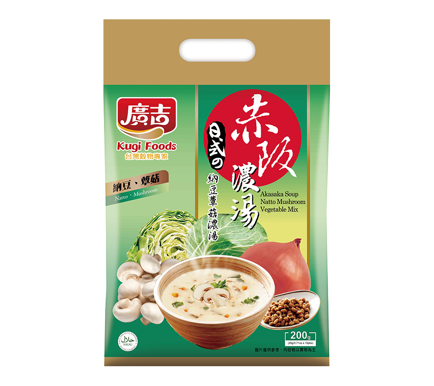 赤阪濃湯-納豆蕈菇 Akasaka Soup - Natto Mushroom Vegetable Mix