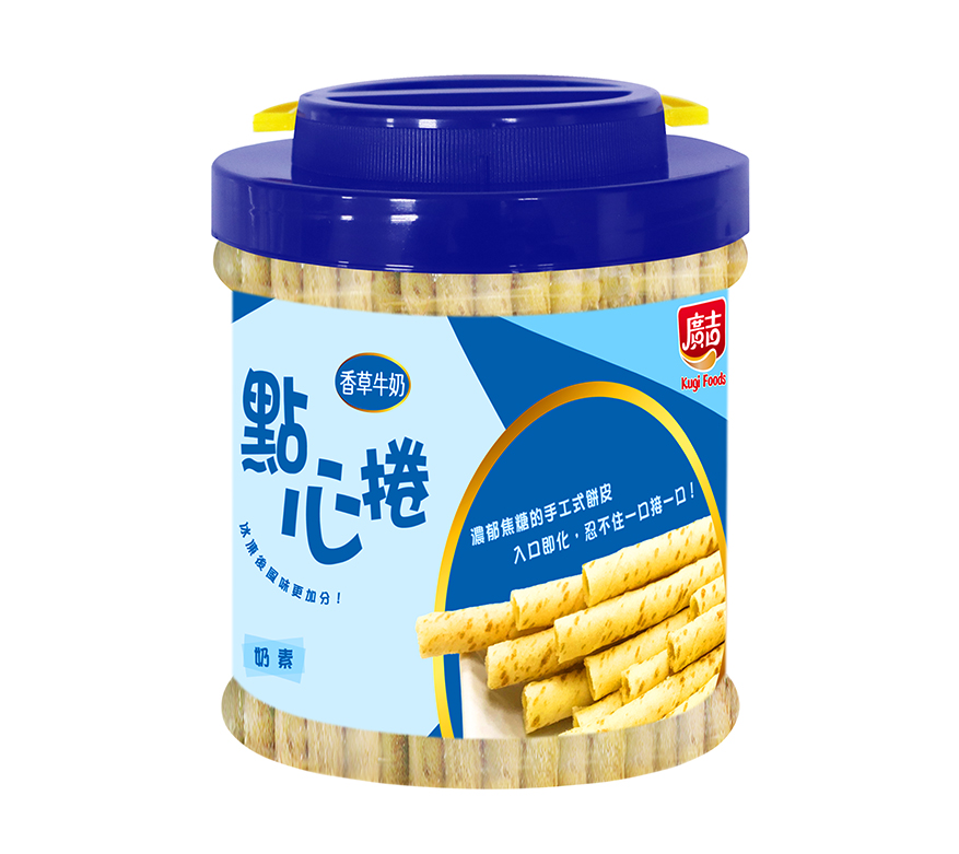 香草牛奶點心捲600g  Wafer Rolls Vanilla Milk